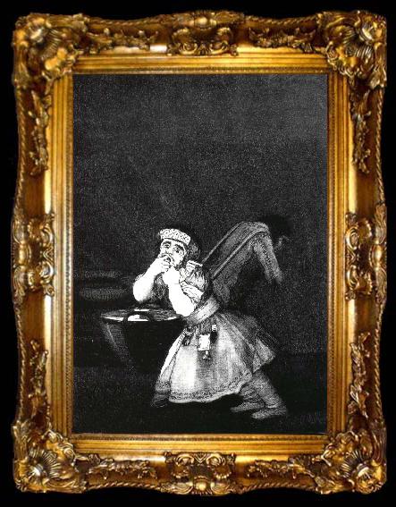 framed  Francisco Goya El de la Rollona, ta009-2